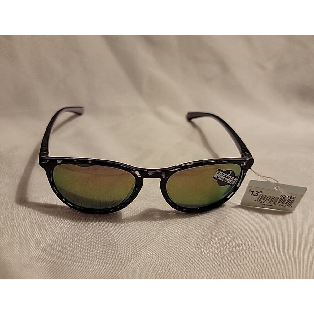 Piranha Elisa Round Polarized Leopard Print Womens Fashion Sunglasses 62162